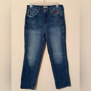 Hey Gang The Straight Jeans Richman Wash Classic Straight Leg Denim Size 27